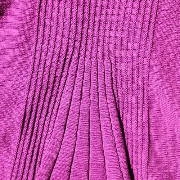 Rare Vintage find! Maurada magenta sweater coat women's size small - Picture 4 of 6